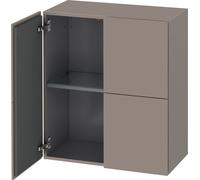 Duravit L-Cube armadietto 70x36.3x80 cm laterale sospeso grigio LC117704343
