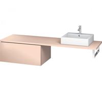 Duravit L-Cube Armoire basse pour console largeur 820mm, profondeur 547mm, 1 coulissant, LC585402020, LC585402020, Colorazione: Albicocca Perla di seta opaco laccato opaco