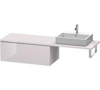 Duravit L-Cube Armoire basse pour console Largeur 820mm, profondeur 547mm, 1 tiroir, sans poignée, LC583402727, LC583402727, Colorazione: Laccato lucido bianco lilla lucido