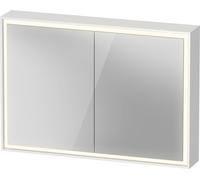 Duravit L-Cube armoire de toilette avec éclairage LED, 2 portes, prise E, 1000x155x700mm, blanc, LC7552018181010, LC7552018181010, Versione: con illuminazione lavabo
