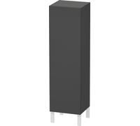 Duravit L-Cube Armoire haute individuelle 1 porte, 2 tablettes en verre, 1 tablette en bois, butée à droite, hauteur min. 901 mm - max. 1320 mm, largeur min. 250 mm - max. 500 mm, profondeur min. 200 
