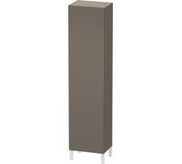 Duravit L-Cube Armoire haute individuelle 1 porte, 3 tablettes en verre, 1 tablette en bois, butée à droite, hauteur min. 1321 mm - max. 2000 mm, largeur min. 250 mm - max. 500 mm, profondeur min. 200