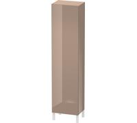 Duravit L-Cube Armoire haute individuelle 1 porte, 3 tablettes en verre, 1 tablette en bois, butée à droite, hauteur min. 1321 mm - max. 2000 mm, largeur min. 250 mm - max. 500 mm, profondeur min. 200