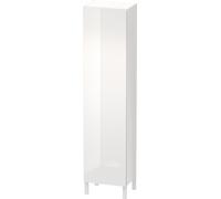 Duravit L-Cube Armoire haute individuelle 1 porte, 3 tablettes en verre, 1 tablette en bois, butée gauche, hauteur min. 1321 mm - max. 2000 mm, largeur min. 250 mm - max. 500 mm, profondeur min. 200 m