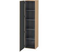Duravit L-Cube Armoire haute, largeur 400mm, profondeur 363mm, 1 porte, charnière à gauche, LC1180L1212, LC1180L1212, Colorazione: Rovere spazzolato Impiallacciatura in vero legno