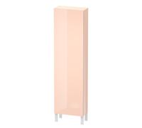 Duravit L-Cube Armoire haute, largeur 500mm, profondeur 243mm, 1 porte, charnière à droite, LC1171R1010, LC1171R1010, Colorazione: Albicocca Perla lacca lucida all'albicocca
