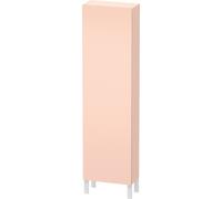 Duravit L-Cube Armoire haute, largeur 500mm, profondeur 243mm, 1 porte, charnière à gauche, LC1171L2020, LC1171L2020, Colorazione: Albicocca Perla di seta opaco laccato opaco
