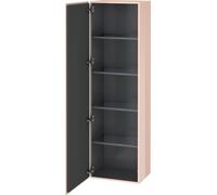 Duravit L-Cube Armoire haute, largeur 500mm, profondeur 363mm, 1 porte, charnière à gauche, LC1181L1010, LC1181L1010, Colorazione: Albicocca Perla lacca lucida all'albicocca