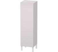 Duravit L-Cube armoire mi-haute, largeur 400mm, profondeur 363mm, 1 porte, charnières à gauche, LC1178L8787, LC1178L8787, Colorazione: Laccato Bianco Lilla Seta opaco Laccato opaco
