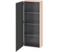 Duravit L-Cube armoire mi-haute, largeur 500mm, profondeur 243mm, 1 porte, charnières à gauche, LC1169L1010, LC1169L1010, Colorazione: Albicocca Perla lacca lucida all'albicocca