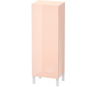 Duravit L-Cube armoire mi-haute, largeur 500mm, profondeur 363mm, 1 porte, charnières à gauche, LC1179L1010, LC1179L1010, Colorazione: Albicocca Perla lacca lucida all'albicocca