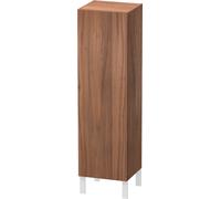 Mobile semi-alto Duravit L-Cube, larghezza 400 mm, profonditÃ 363 mm, 1 anta, incernierato a sinistra, Colorazione: Decorazione naturale in noce - LC1178L7979
