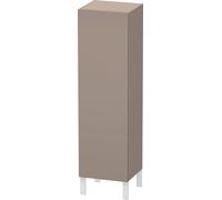 Duravit L-Cube armoires mi-hautes individual, 1 porte charnière à gauche, dimensions variables, 250-500x200-363x901-1320mm, LC1190L4343, LC1190L4343, Colorazione: Basalto opaco decoro opaco