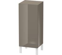 Duravit L-Cube armoires mi-hautes individual, 1 porte charnière à gauche, dimensions variables, 250-500x200-363x600-900mm, LC1189L8989, LC1189L8989, Colorazione: Flanella Laccato lucido grigio flanell
