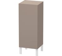 Duravit L-Cube armoires mi-hautes individual, 1 porte charnière à gauche, dimensions variables, 250-500x200-363x600-900mm, LC1189L4343, LC1189L4343, Colorazione: Basalto opaco decoro opaco