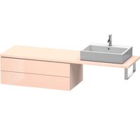 Duravit L-Cube Base pour console, largeur 1020mm, profondeur 547mm, 2 tiroirs, LC583901010, LC583901010, Colorazione: Albicocca Perla lacca lucida all'albicocca