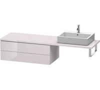 Duravit L-Cube Base pour console, largeur 1020mm, profondeur 547mm, 2 tiroirs, LC583902727, LC583902727, Colorazione: Laccato lucido bianco lilla lucido