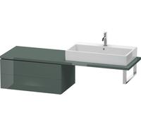 Duravit L-Cube Base pour console, largeur 1020mm, profondeur 547mm, 2 tiroirs, LC583903838, LC583903838, Colorazione: Laccato lucido Grigio Dolomiti Grey