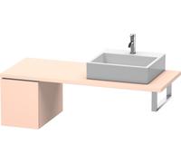 Duravit L-Cube Base pour console, largeur 320mm, profondeur 547mm, 1 tiroir, LC583002020, LC583002020, Colorazione: Albicocca Perla di seta opaco laccato opaco