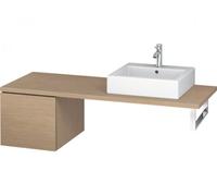 Duravit L-Cube Base pour console, largeur 420mm, profondeur 547mm, 1 tiroir, LC583101212, LC583101212, Colorazione: Rovere spazzolato Impiallacciatura in vero legno
