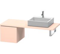 Duravit L-Cube Base pour console, largeur 420mm, profondeur 547mm, 1 tiroir, LC583102020, LC583102020, Colorazione: Albicocca Perla di seta opaco laccato opaco