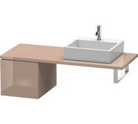 Duravit L-Cube Base pour console, largeur 420mm, profondeur 547mm, 1 tiroir, LC583108686, LC583108686, Colorazione: Laccato lucido Cappuccino