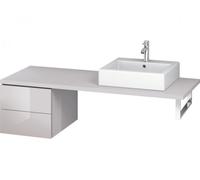 Duravit L-Cube Base pour console, largeur 420mm, profondeur 547mm, 2 tiroirs, LC583602727, LC583602727, Colorazione: Laccato lucido bianco lilla lucido