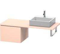 Duravit L-Cube Base pour console, largeur 520mm, profondeur 547mm, 1 tiroir, LC583202020, LC583202020, Colorazione: Albicocca Perla di seta opaco laccato opaco
