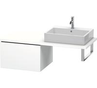 Duravit L-Cube Base pour console, largeur 620mm, profondeur 547mm, 1 tiroir, LC583301818, LC583301818, Colorazione: Bianco opaco Decor bianco opaco