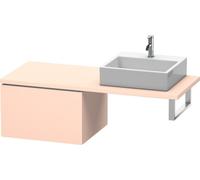 Duravit L-Cube Base pour console, largeur 620mm, profondeur 547mm, 1 tiroir, LC583302020, LC583302020, Colorazione: Albicocca Perla di seta opaco laccato opaco
