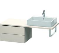 Base Duravit L-Cube Base per console, larghezza 620 mm, profonditÃ 547 mm, 2 cassetti, Colorazione: Taupe Decor - LC583809191