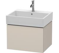 Duravit L-Cube bâti-support de lavabo suspendu, 1 tiroir, 584x394x459mm, LC617509191, LC617509191, Colorazione: Taupe Matt DÃ©cor