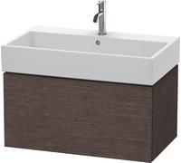 Duravit L-Cube bâti-support de lavabo suspendu, 1 tiroir, 784x394x459mm, LC617707272, LC617707272, Colorazione: impiallacciato in vero legno di quercia scuro spazzolato e vero legno