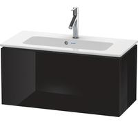 Duravit L-Cube Meuble sous-lavabo suspendu Compact, 1 tiroir, largeur : 820mm, pour Me par Starck 234283, LC615704040, LC615704040, Colorazione: Laccato nero lucido