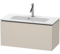 Duravit L-Cube Meuble sous-lavabo suspendu Compact, 1 tiroir, largeur : 820mm, pour Me par Starck 234283, LC615709191, LC615709191, Colorazione: Taupe Decor