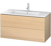 Duravit L-Cube bâti-support lavabo suspendu, 2 tiroirs, 1020x550x481mm, LC624207171, LC624207171, Colorazione: Rovere mediterraneo impiallacciato in vero legno