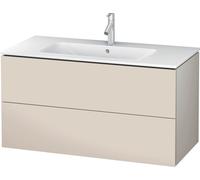 Mobile toilette Duravit L-Cube Vanity a parete, larghezza 1020mm, profondità 481, 2 cassetti, si adatta a "Me by Starck\". Articolo 233610, Colorazione: Taupe Decor