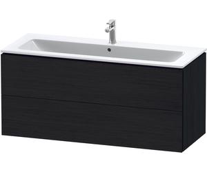 Duravit L-Cube bâti-support lavabo suspendu, 2 tiroirs, 1220x550x481mm, LC624301616, LC624301616, Colorazione: Rovere nero decorativo