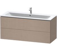 Duravit L-Cube bâti-support lavabo suspendu, 2 tiroirs, 1220x550x481mm, LC624307575, LC624307575, Colorazione: Arredamento in lino