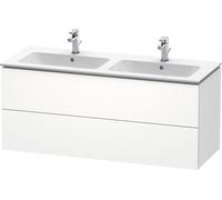 Duravit L-Cube bâti-support lavabo suspendu, 2 tiroirs, 1290x550x481mm, LC625801818, LC625801818, Colorazione: Bianco opaco Decor bianco opaco
