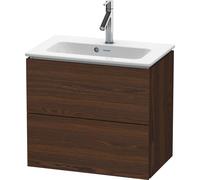 Duravit L-Cube mobile sottolavabo, 2 scomparti estraibili, LC625606969, L-Cube [Mobili da Bagno > Mobili Lavabo]