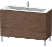 Duravit L-Cube bâti-support pour lavabo à poser, 2 tiroirs, 1220x704x481mm, LC662802121, LC662802121, Colorazione: Decorazione in noce scuro