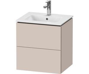 Duravit L-Cube bâti-support pour lavabo suspendu, Compact, 2 tiroirs, 520x550x421mm, LC621808383, LC621808383, Colorazione: Decoro Taupe Supermatt
