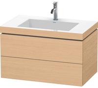 Duravit L-Cube mobile con lavabo Vero Air, 2 scomparti estraibili, LC6927O3030, L-Cube; Vero Air [Mobili da Bagno > Mobili con Lavabo Integrato]