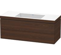 Duravit L-Cube mobile con lavabo Vero Air, 2 scomparti estraibili, LC6929N6969, L-Cube; Vero Air [Mobili da Bagno > Mobili con Lavabo Integrato]