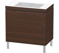 Duravit L-Cube mobile con lavabo Vero Air, 2 scomparti estraibili, LC6937N6969, L-Cube; Vero Air [Mobili da Bagno > Mobili con Lavabo Integrato]