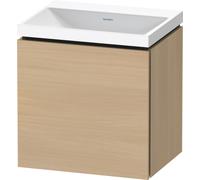 Duravit L-Cube c-shaped Ensemble suspendu, 1 porte, charnière à gauche, sans trop-plein, sans trou pour robinetterie, 450x480x350mm, LC6948N71710000, LC6948N71710000, Colorazione: Rovere mediterraneo