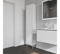 Duravit L-Cube Tall largeur de caisson 400mm profondeur 243mm, 1 porte, charnières à gauche, LC1170L2222, LC1170L2222, Colorazione: Decoro bianco lucido