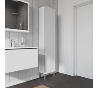 Duravit L-Cube armoire haute, 1 porte charnière à droite, 400x243x1760mm, LC1170R1818, LC1170R1818, Colorazione: Bianco opaco Decor bianco opaco