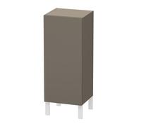 Duravit L-Cube Demi meuble haut individuel 1 porte, 2 étagères en verre, charnières à droite, hauteur min. 600 mm - max. 900 mm, largeur min. 250 mm - max. 500 mm, profondeur min. 200 mm - max. 363 mm